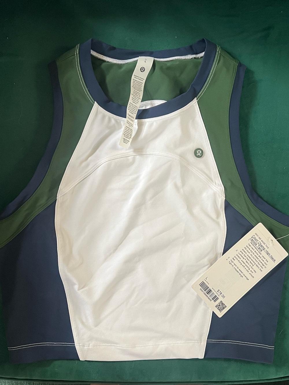 NWT Lululemon Court Champ High-Neck
Tennis Tank